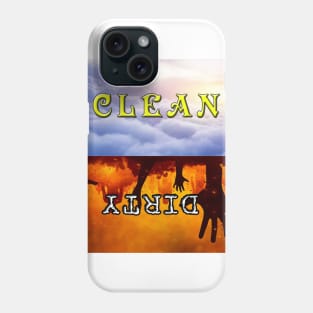 Dishwasher Magnet Clean Dirty Phone Case