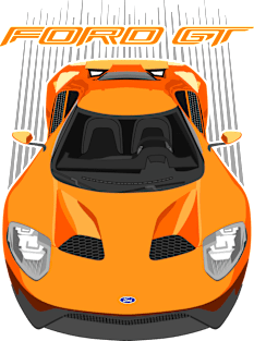 Ford GT-orange Magnet