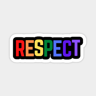 RESPECT Rainbow Magnet