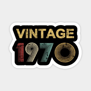 Vintage 1970 Made in 1970 50th birthday 50 years old Gift Magnet