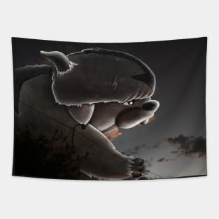 Flying bison Tapestry