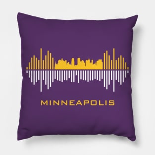 Minneapolis City Soundwave Pillow