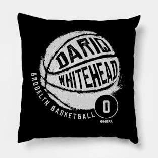 Dariq Whitehead Brooklyn Basketball Pillow