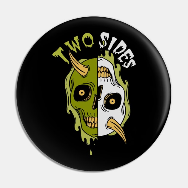 Two sides Pin by Summerdsgn