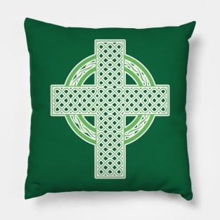 St Patricks Day Irish Celtic Cross Catholic Faith Pillow