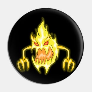 Fire Monster Pin