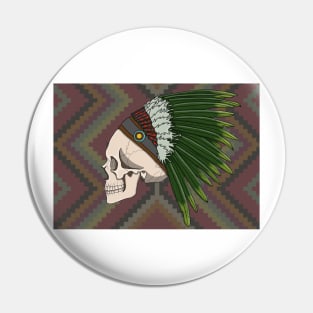 Skull headdress Pin