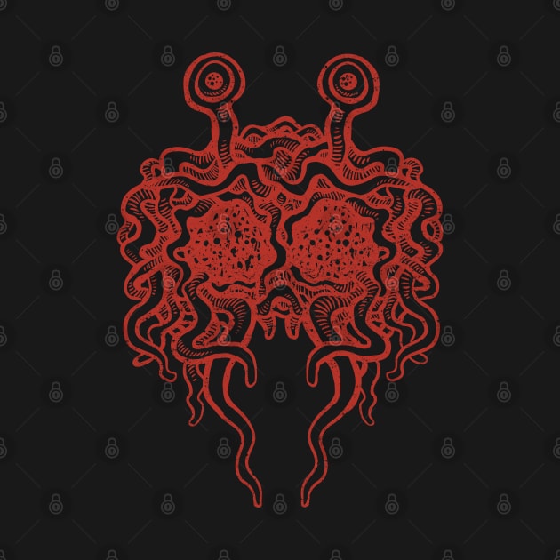 Flying Spaghetti Monster (tomato sauce) by pastafarian