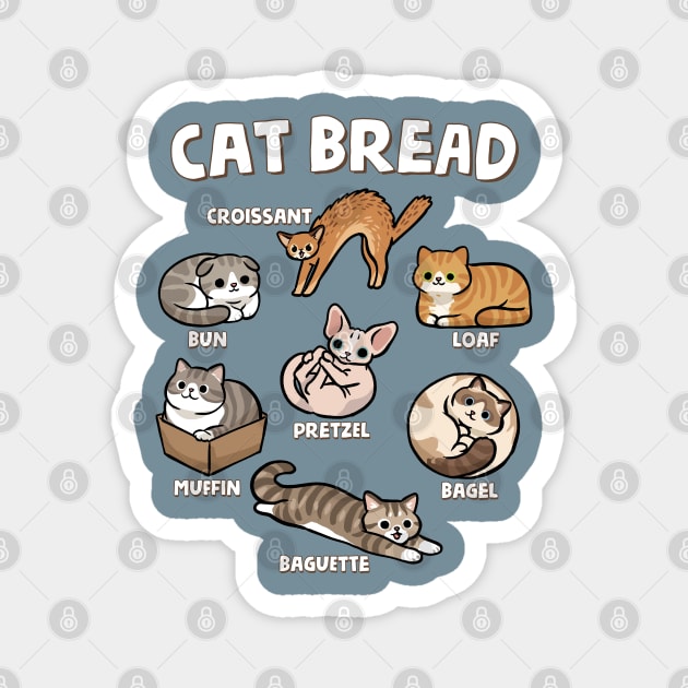 Cat Bread Magnet by GoshWow®