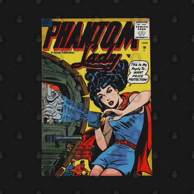 PHANTOM LADY / Vintage Comic Book by RCDBerlin