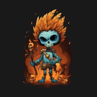 Skeleton tribesman T-Shirt