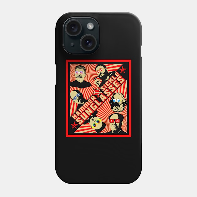 RED Colored Glasses Phone Case by TripleHooligan