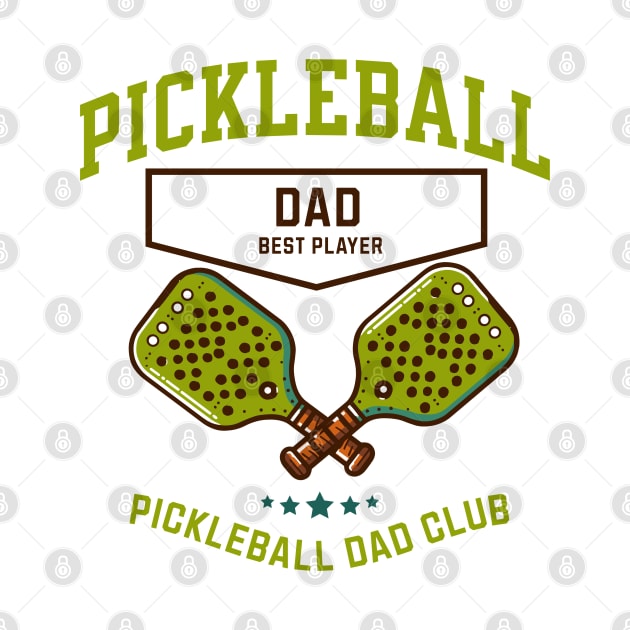 pickleball dad by Groovy Dreams