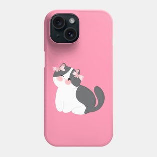 Coquette grey Cat Phone Case