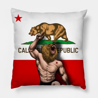 California Bear Flag - Cali love - California Love Pillow