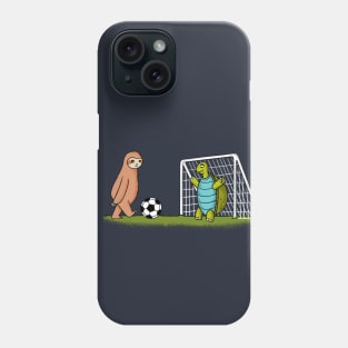 Sloth and turtle football Phone Case