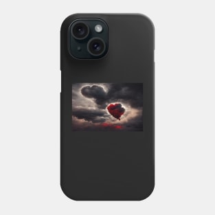 Broken Heart in the Clouds /  Broken Hearts Unwind Designs Phone Case