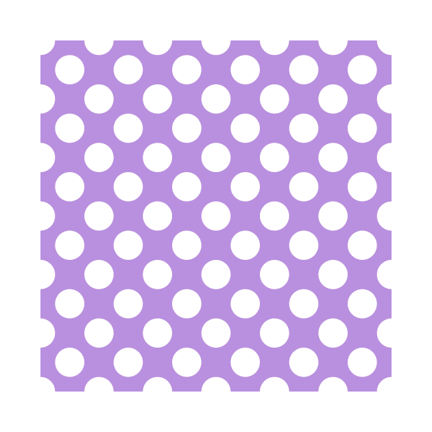 Purple Polka Dots, Polka Dot Pattern, Dots, Dotted by Jelena Dunčević