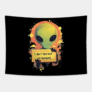 i dont believe in humans Tapestry