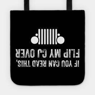 CJ Jeep Design • Flip Me Over Dark Tote