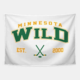 Wild Hockey Tapestry