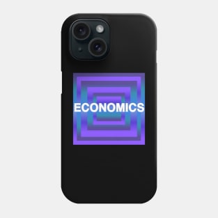 Economics Subject typographic designed Phone Case