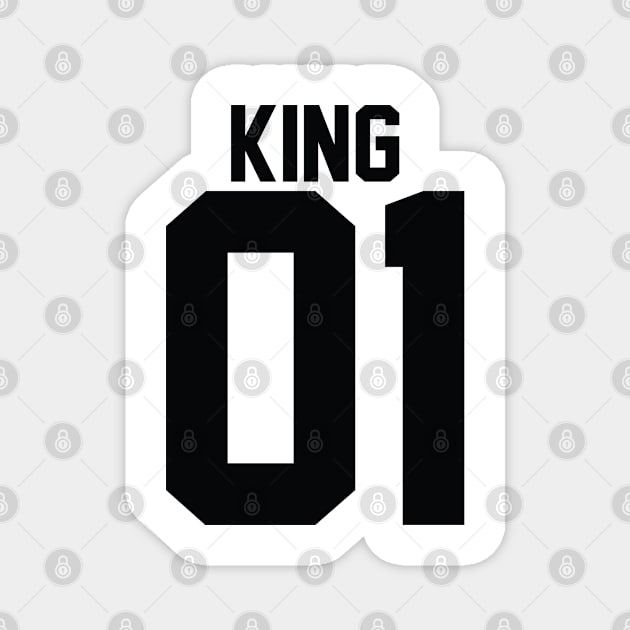 King 01 Magnet by Litho