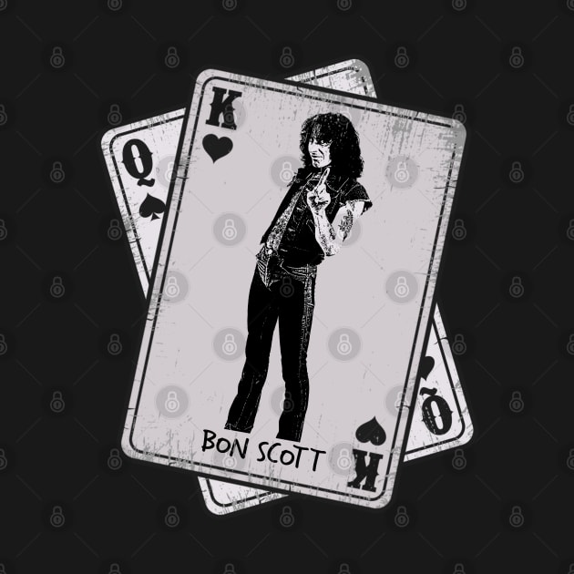 Retro Bon Scott Card Style by Slepet Anis