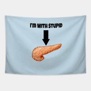 I'm With Stupid - Pancreas Tapestry