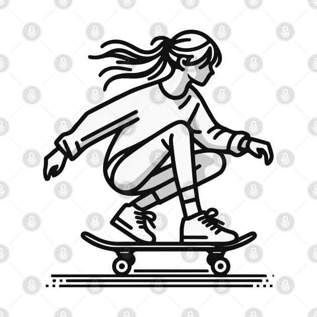 Skater Girl by Green Dreads