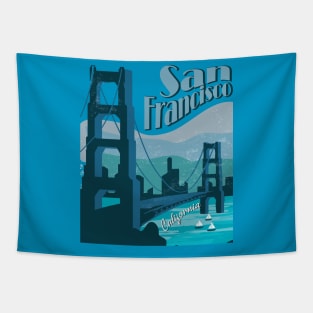 San Francisco in Blue Tapestry