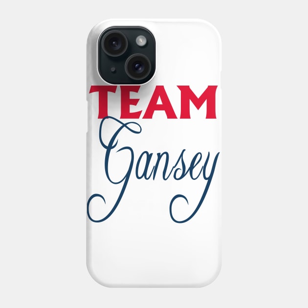 TEAM GANSEY Phone Case by alexbookpages