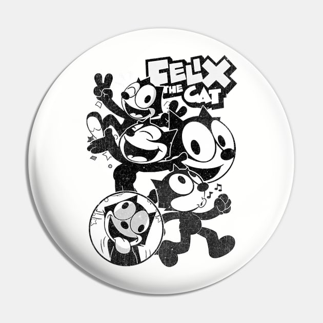 felix the cat vintage distressed Pin by romanisa