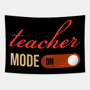 teacher mode on Tapestry