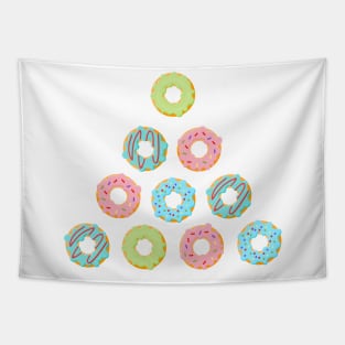 Donut christmas tree Tapestry