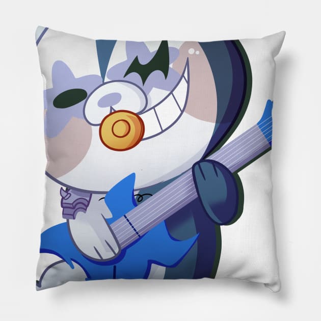 Monokid Pillow by scribblekisses