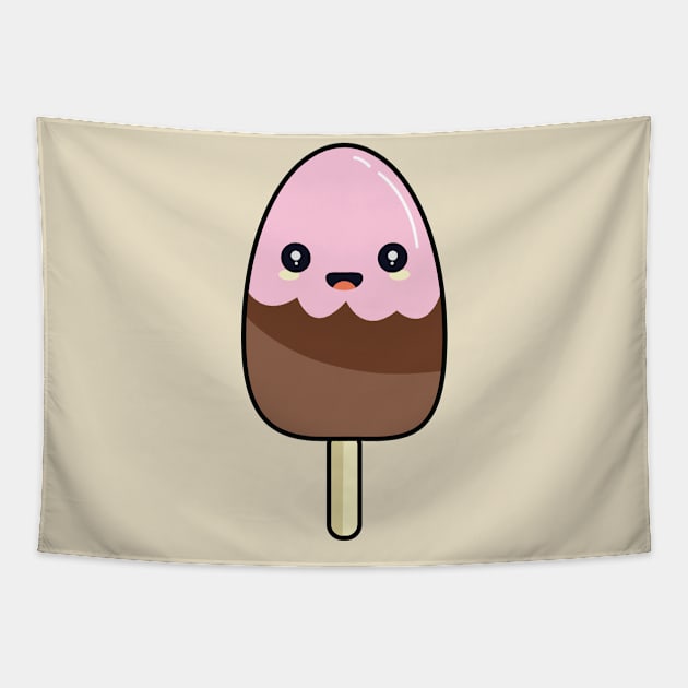 Cute Kawaii Icecream Tapestry by Cute Pets Stickers