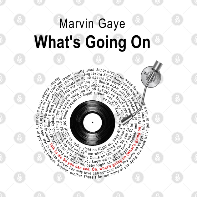 WHAT'S GOING ON LYRICS ILLUSTARTIONS by Vansa Design