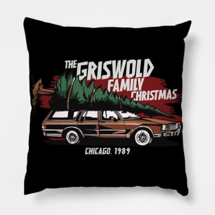 The Griswold Family Christmas Tree // Funny Christmas Graphic Pillow