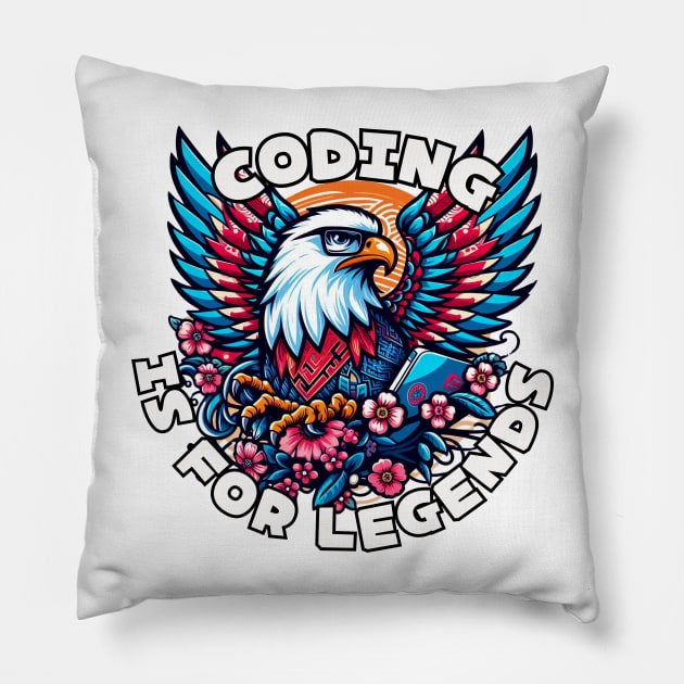 Eagle programmer Pillow by Japanese Fever