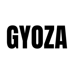 Gyoza Word - Simple Bold Text T-Shirt