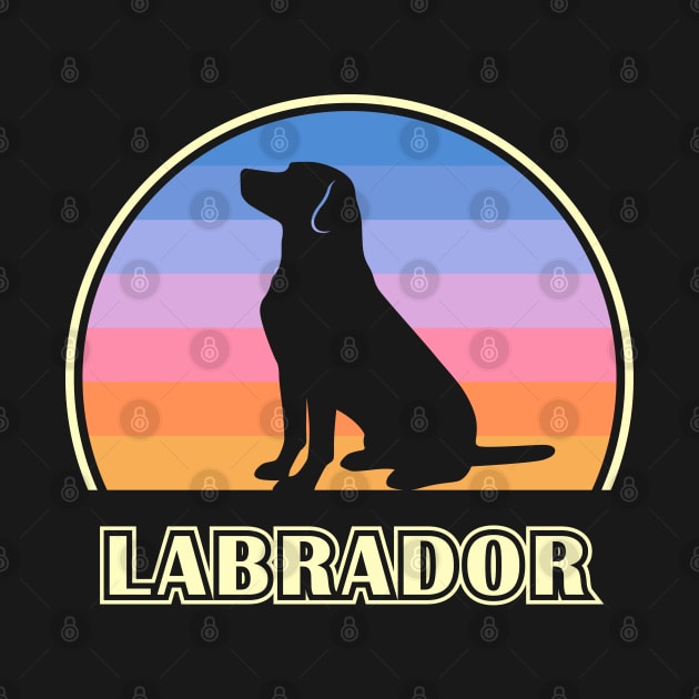 Labrador Retriever Vintage Sunset Dog by millersye