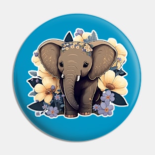 A Cute Elephant Pin