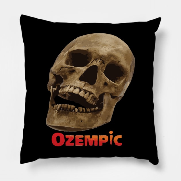 Ozempic Face Pillow by TB-Savage Dad