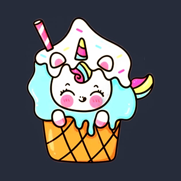 Cup Cake Unicorn by Sugarori