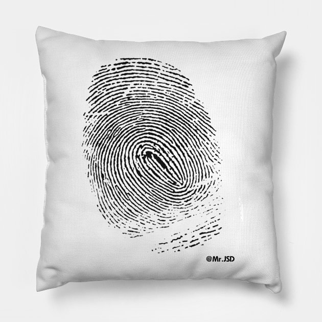 finger print Pillow by CHAYOTT