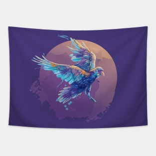 Beyond The Waking World - Raven Digital Painting Tapestry