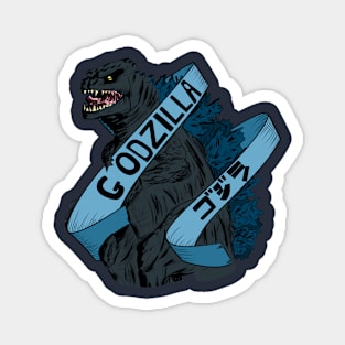 Godzilla fan art Magnet