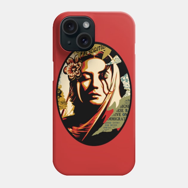 WELCOME IMMIGRANT Phone Case by zorata