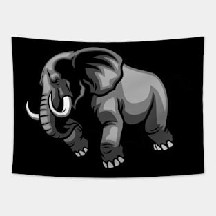 Raging Elephant Tapestry